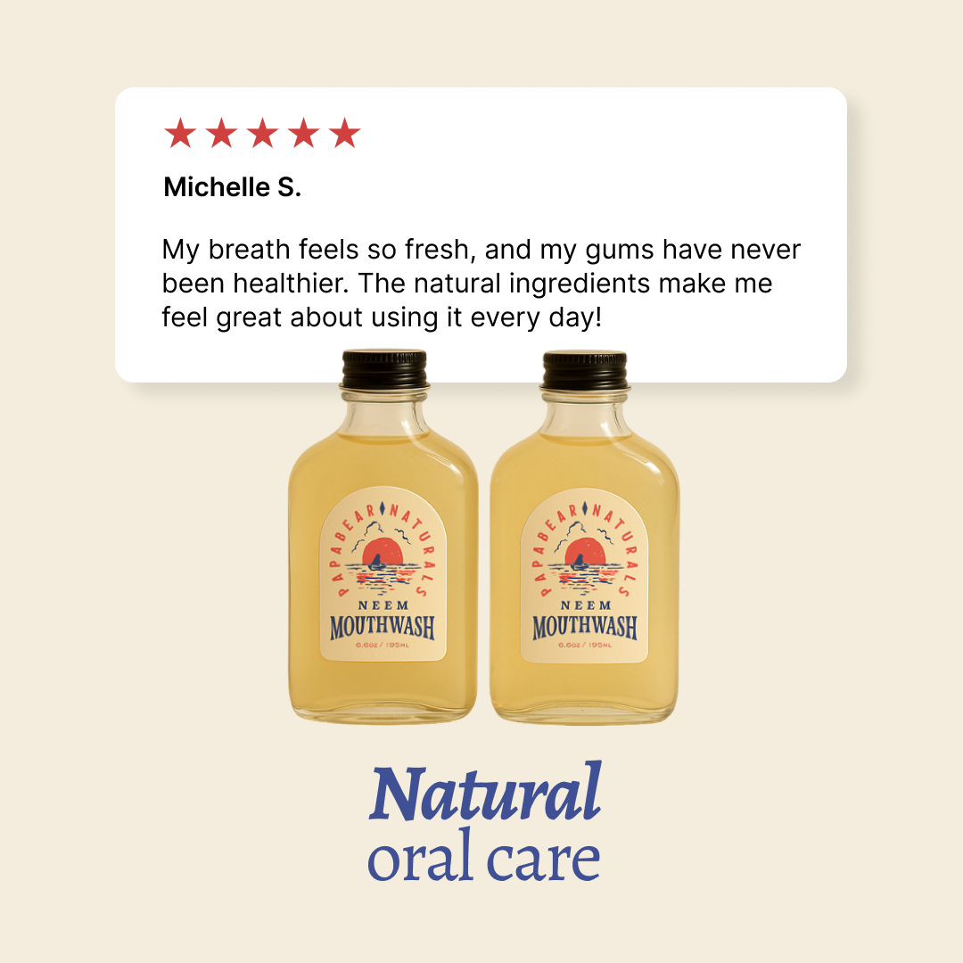 Neem Mouthwash - 6.6 oz (2 Pack)