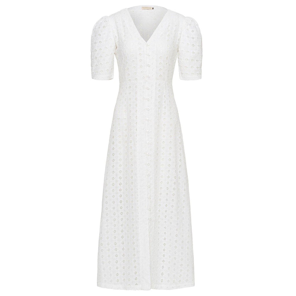 The Olympia Embroidered Cotton Dress