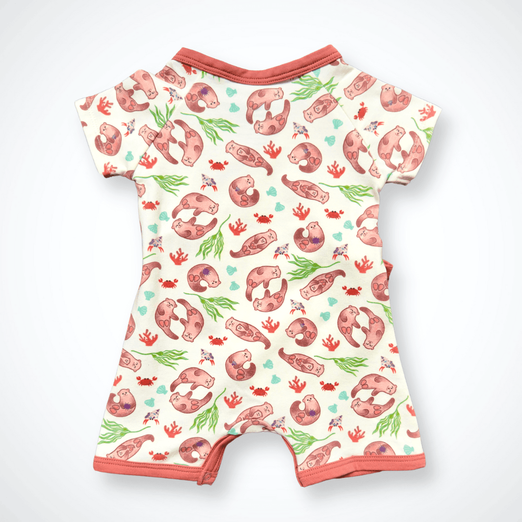 Otter Kimono Shorty Romper | Organic Pima Cotton