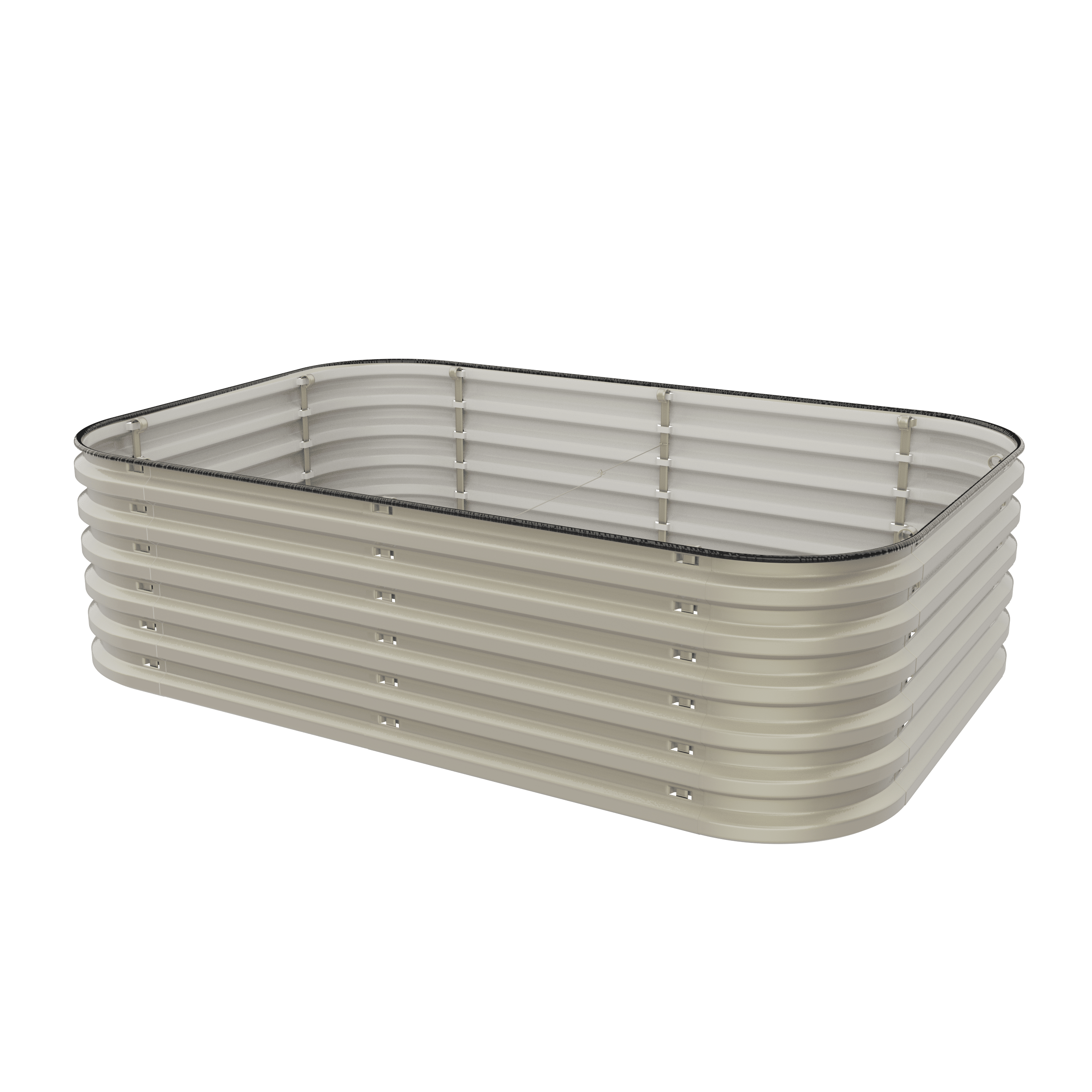 Gro-Rite "No Tools Needed" Premium Metal Raised Garden Bed Kit