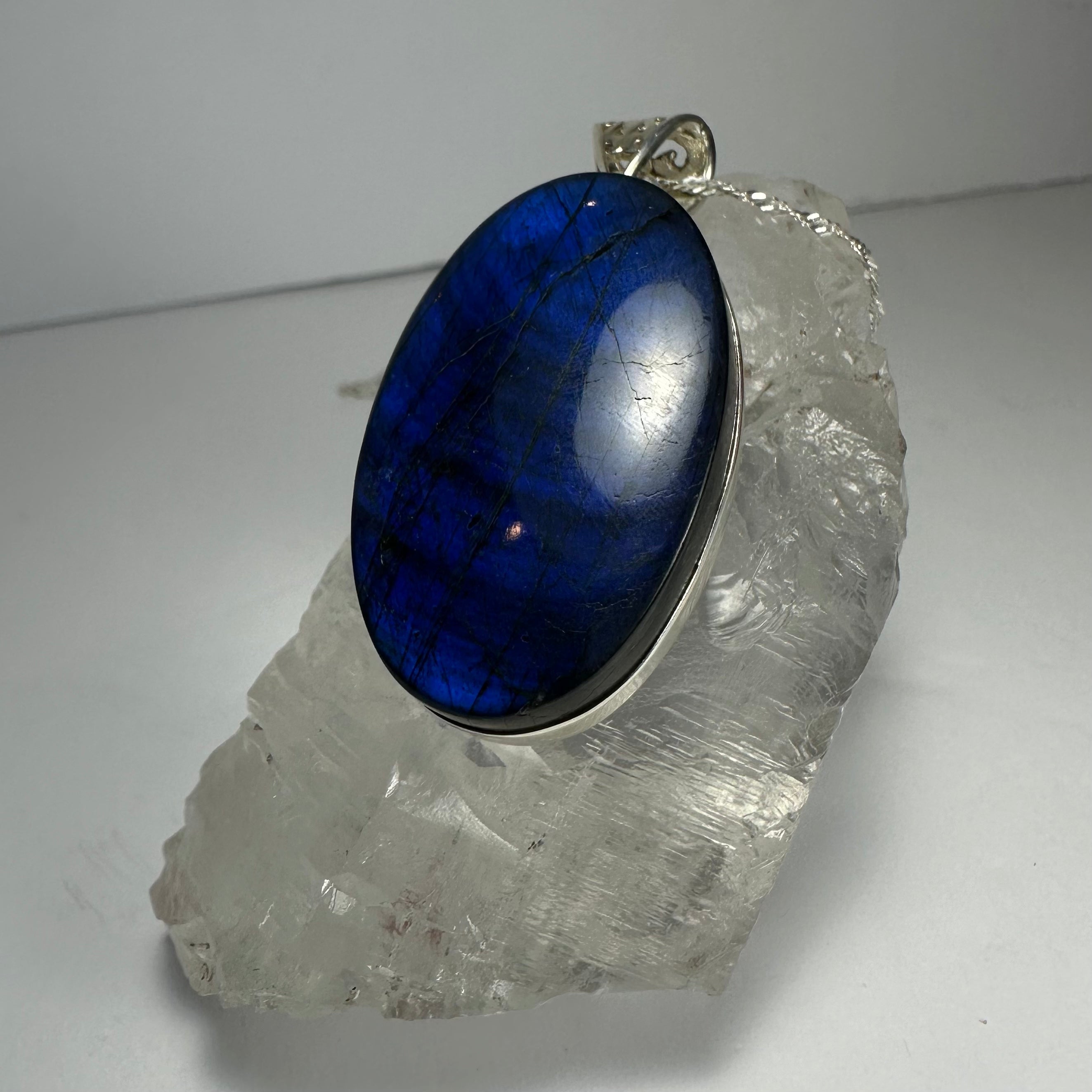 Labradorite Teardrop Pendant