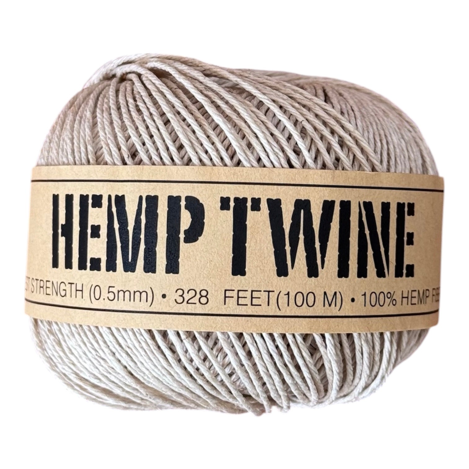 ORDER#: TWINEBALL-0.5MM 100% Hemp Twine, .5mm