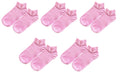 tittimitti® 98% ORGANIC COTTON Kid's Ankle Socks (5-pack). Ages 5 Through 12.