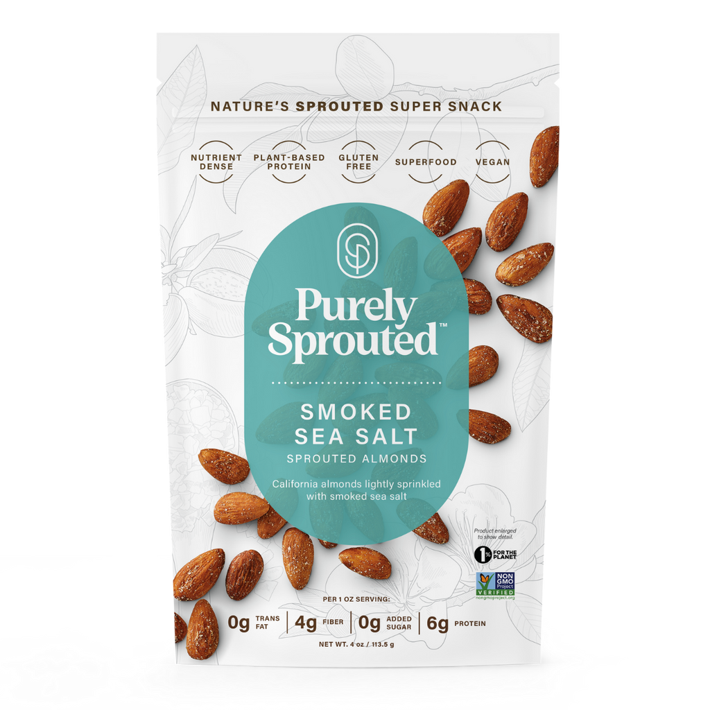 Smoked Sea Salt, Sprouted Almonds