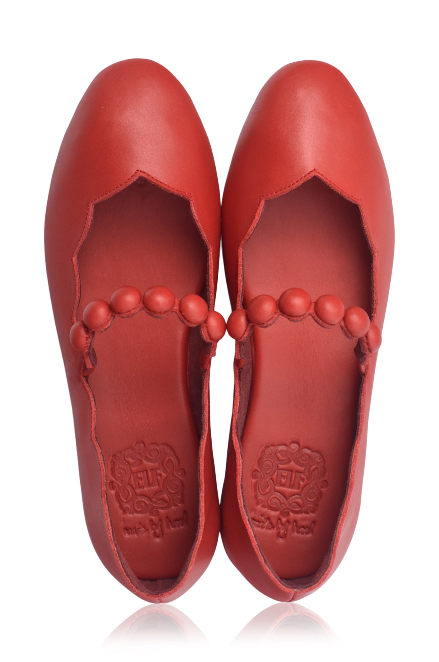 Solea Scalloped Mary Jane Flats
