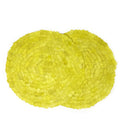 Mulberry Silk Charger (Pair) - Chartreuse