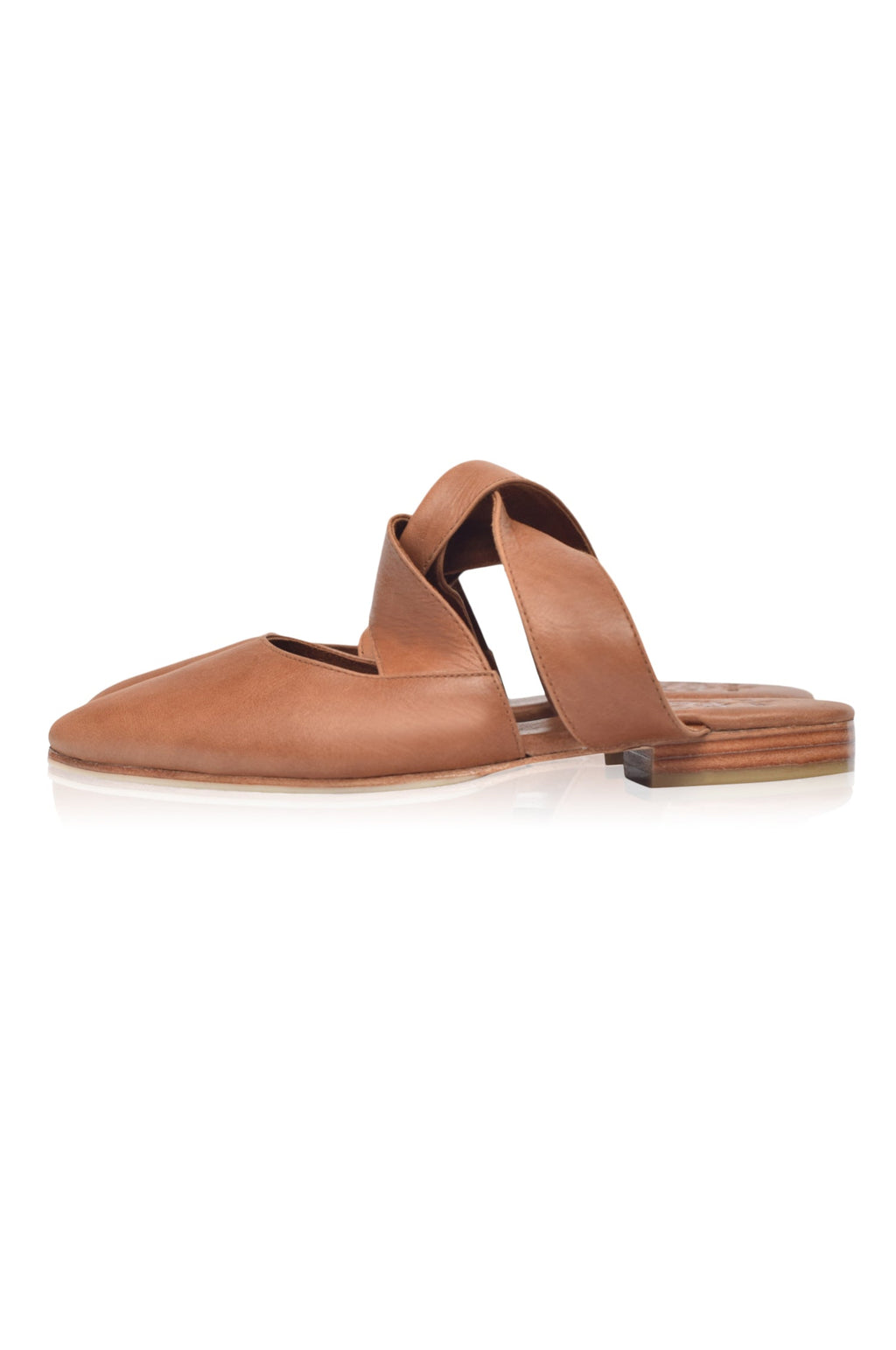 Taj Mahal Pointy Toe Leather Mules