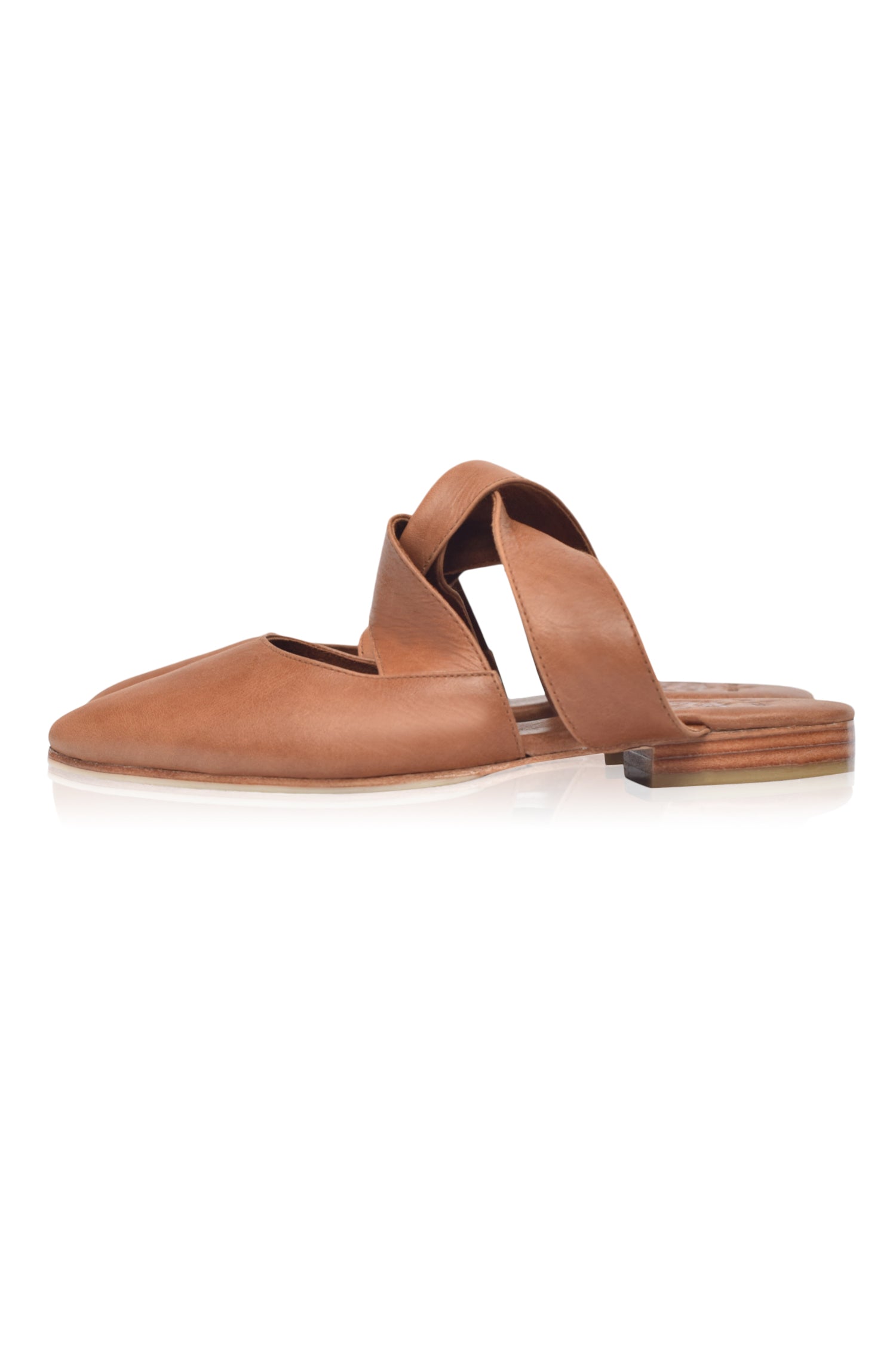 Taj Mahal Pointy Toe Leather Mules