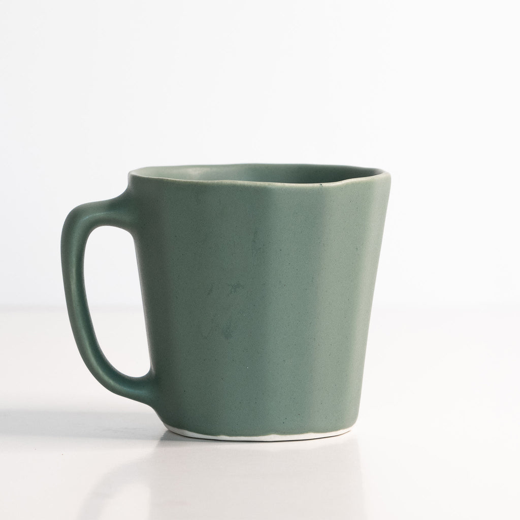 Monday Mug - Handmade Porcelain Coffee Cup