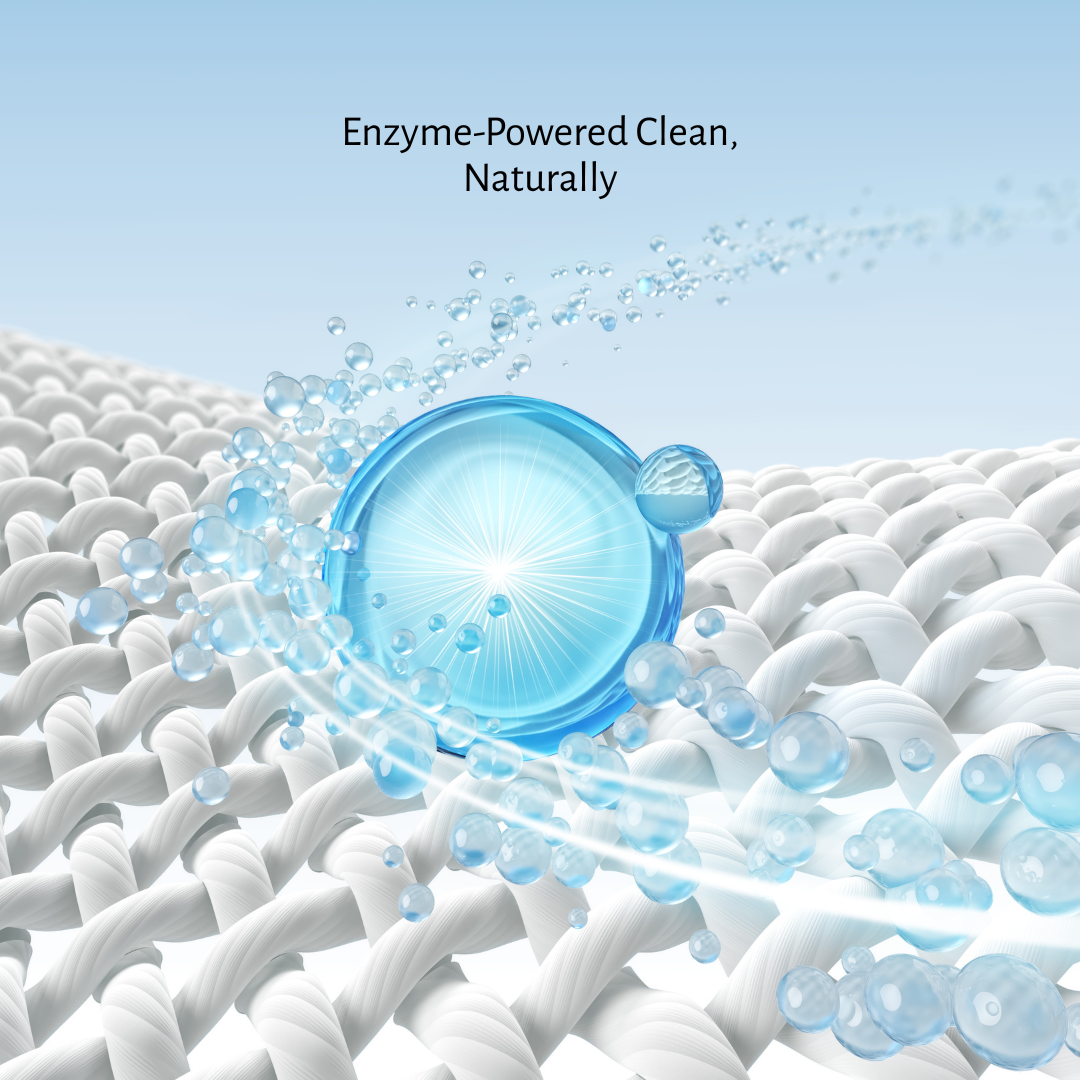 Enzyme Laundry Detergent Powder – 5x Concentrated, Microplastic-Free Clean