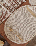 Organic Cotton Macrame Placemat