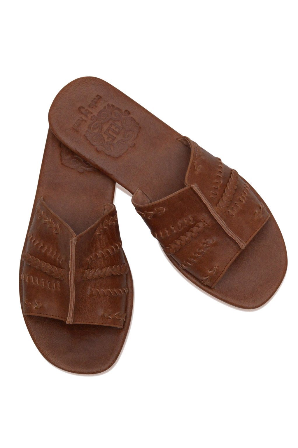 Dolce Vita Leather Slide Sandals