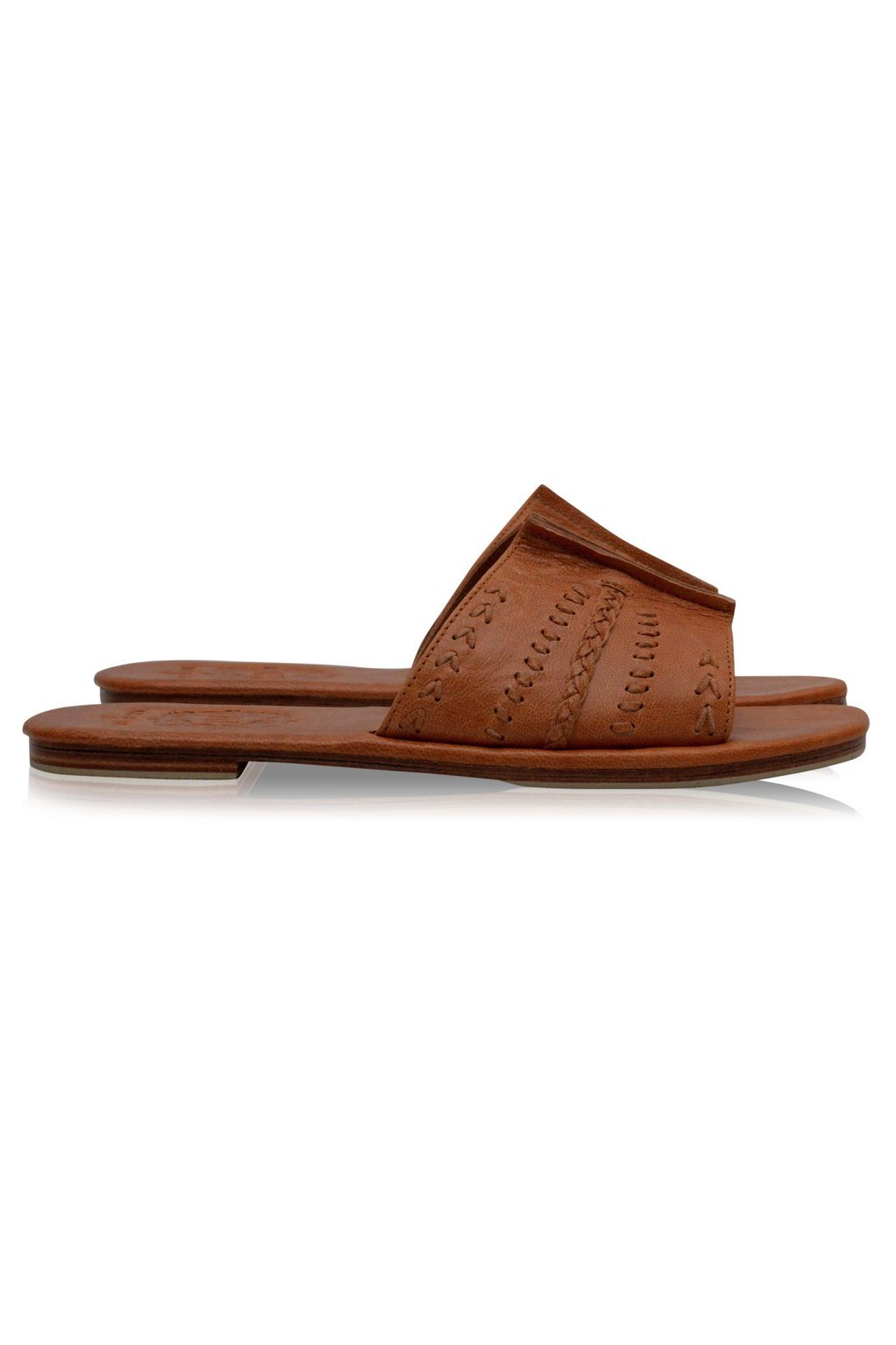Dolce Vita Leather Slide Sandals