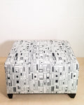 Cristianitos in Clairvoyant Large Ottoman 25" x 27" x 15"