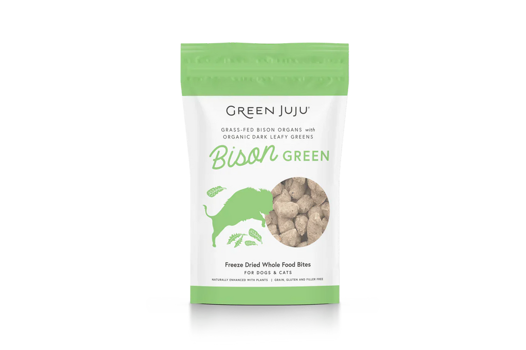 Green Juju Freeze Dried Bison Green Whole Food Bites (2.5OZ)