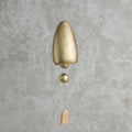 Stinson Antique Brass Hanging Bell Conical