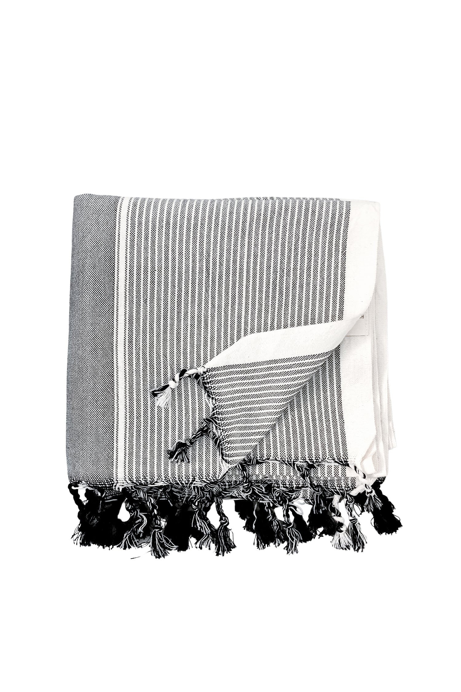 Grey Stripe Tribeca Towel