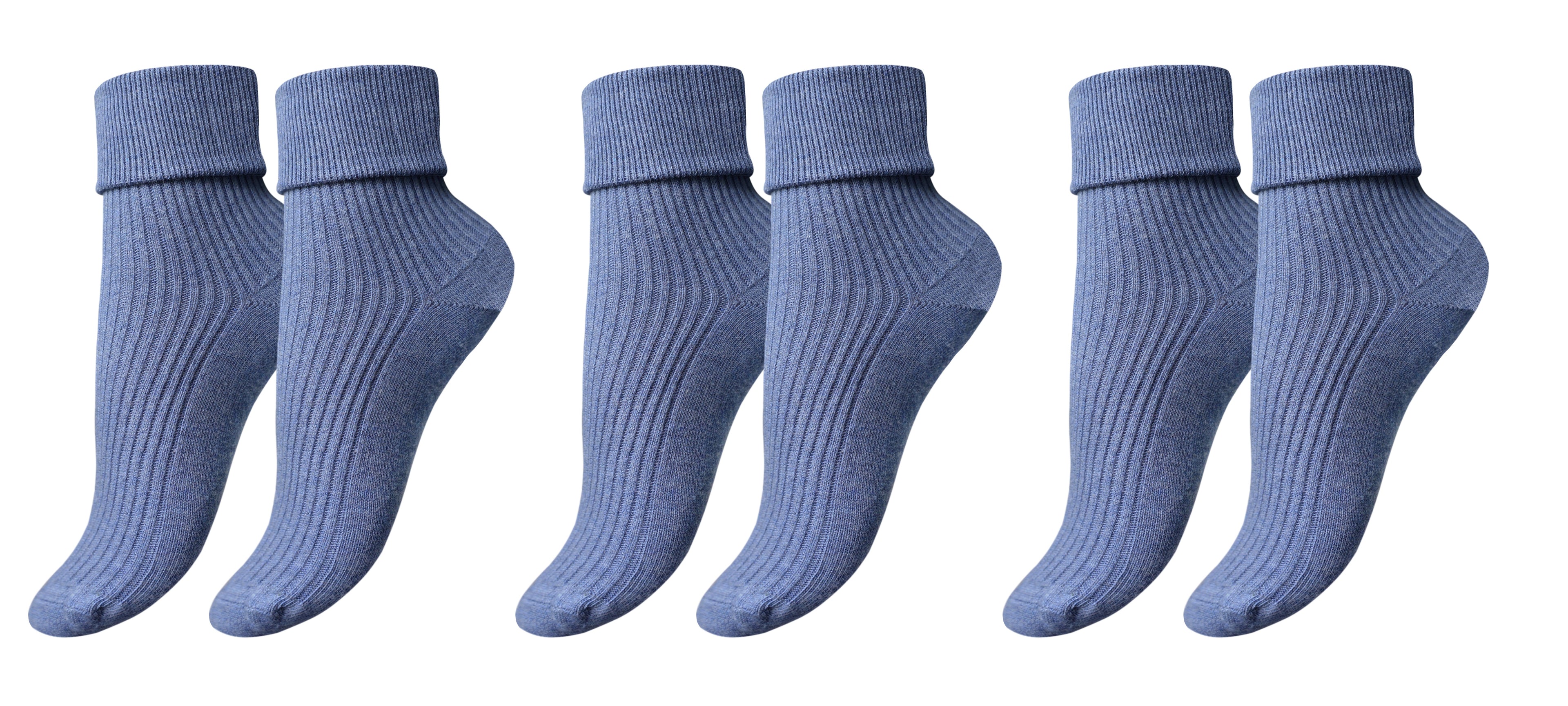 tittimitti®100% Organic Combed Cotton Luxury Women's Socks 3-Pack. Made in Italy.