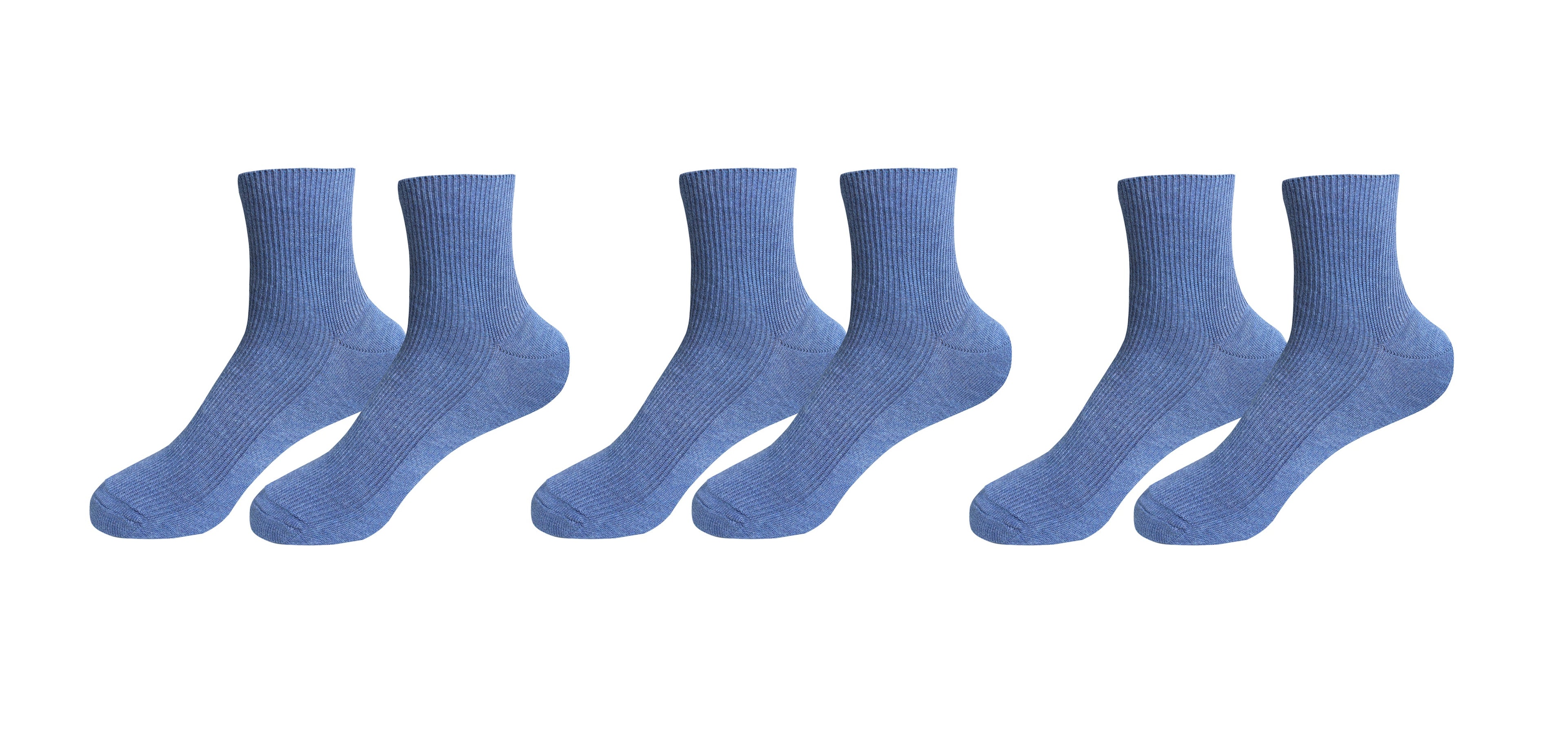 tittimitti® 100% Organic Combed Cotton Luxury Men's Socks. 3 Pairs. Made in Italy.