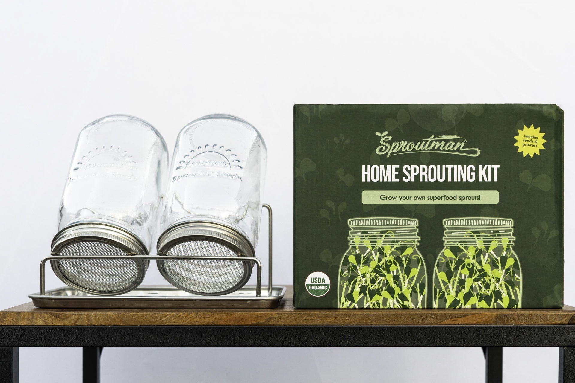 Double Jar Sprouting Starter Kit