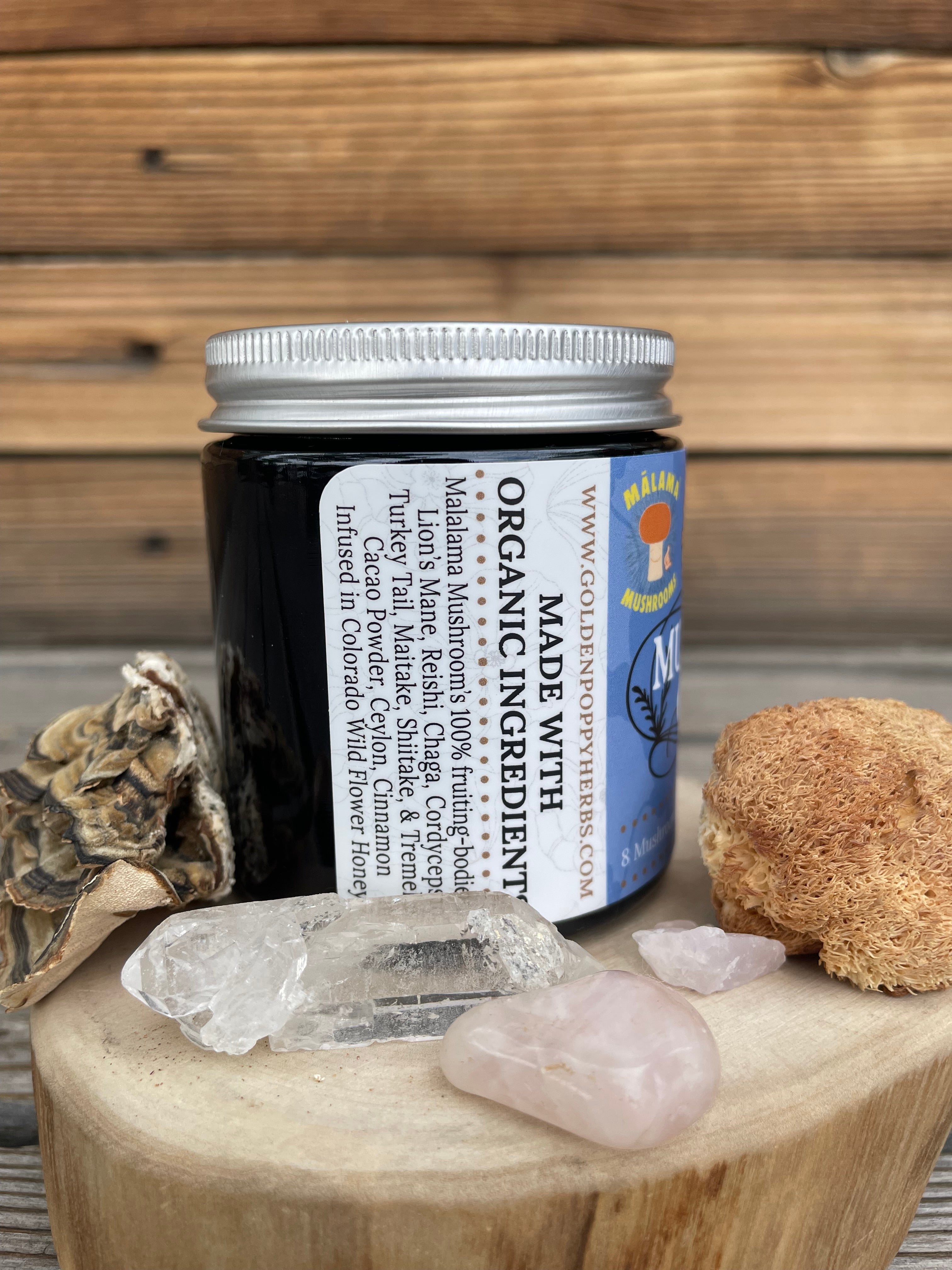 Mushroom Cacao Honey (Malama) 4 oz.