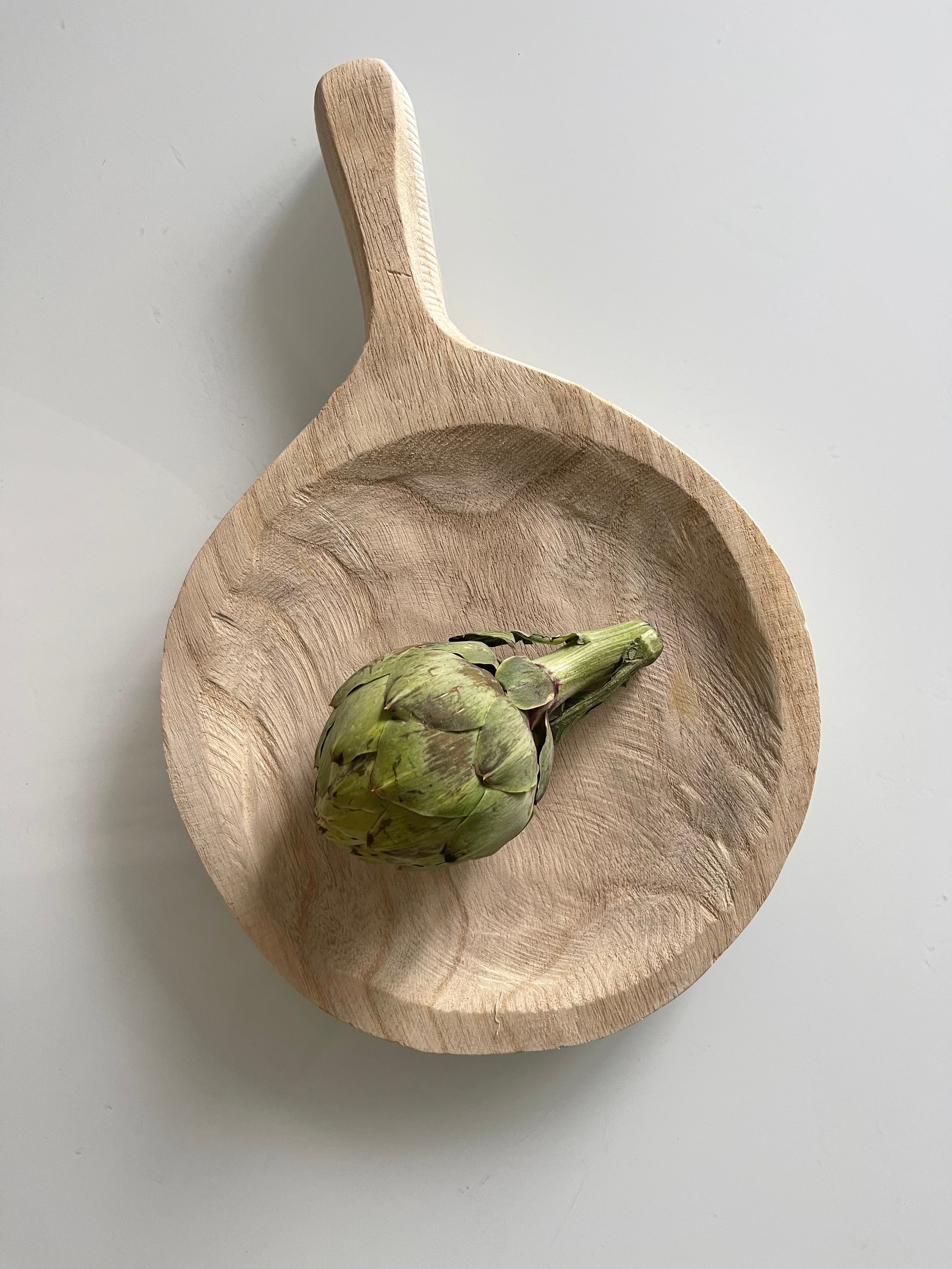 Natural Round Wood Paddle