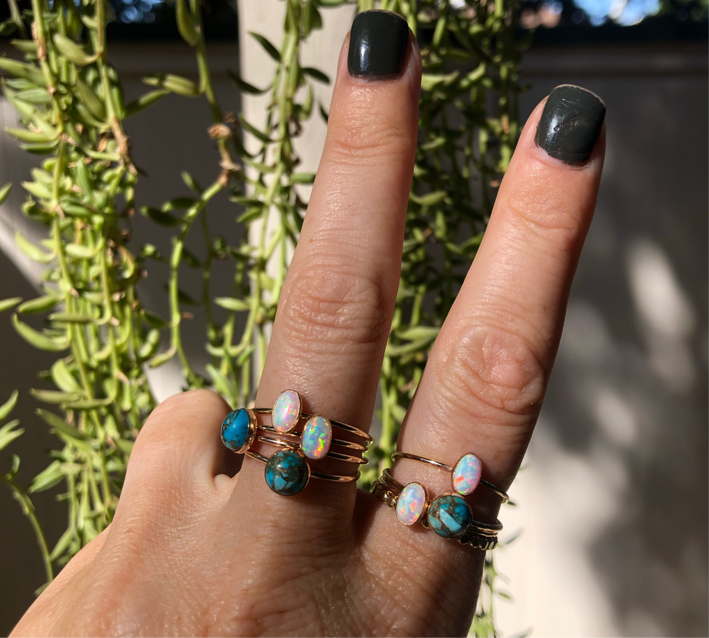 OPAL OVAL RING