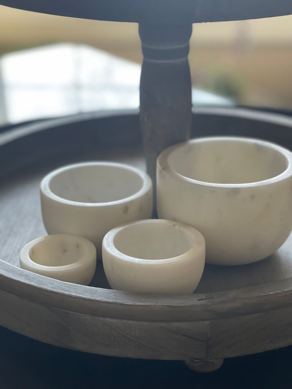 Marble Bowl Set & Measuring Cups