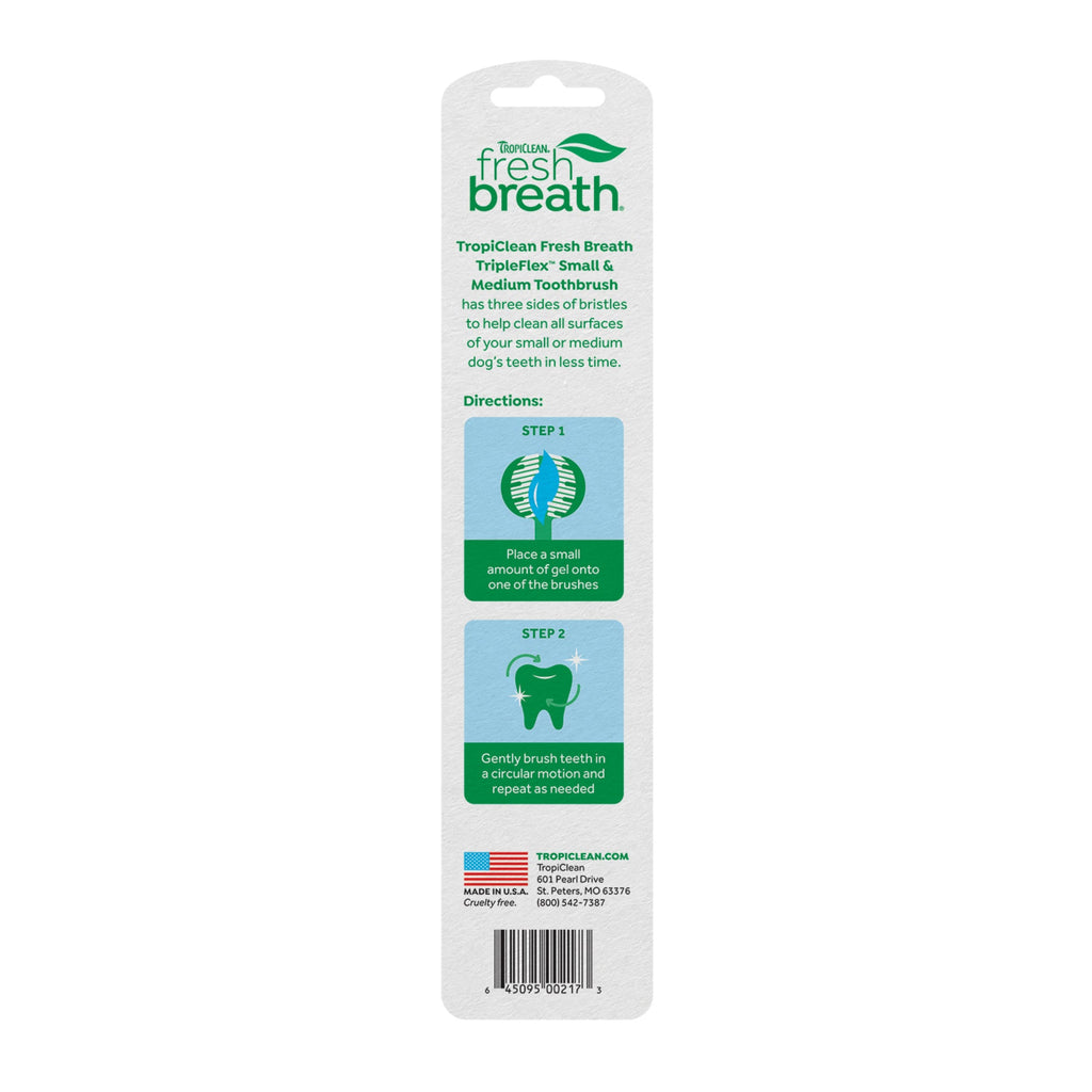 Tropiclean Triple Flex Dog Toothbrush