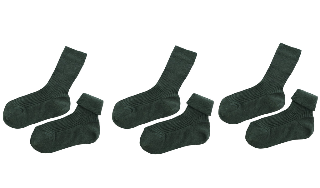 tittimitti® 100% Organic Cotton Kid's Socks (3-Pack) – Made in Italy, Unisex, Soft & Breathable for Boys & Girls.