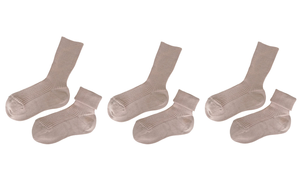 tittimitti® 100% Organic Cotton Kid's Socks (3-Pack) – Made in Italy, Unisex, Soft & Breathable for Boys & Girls.