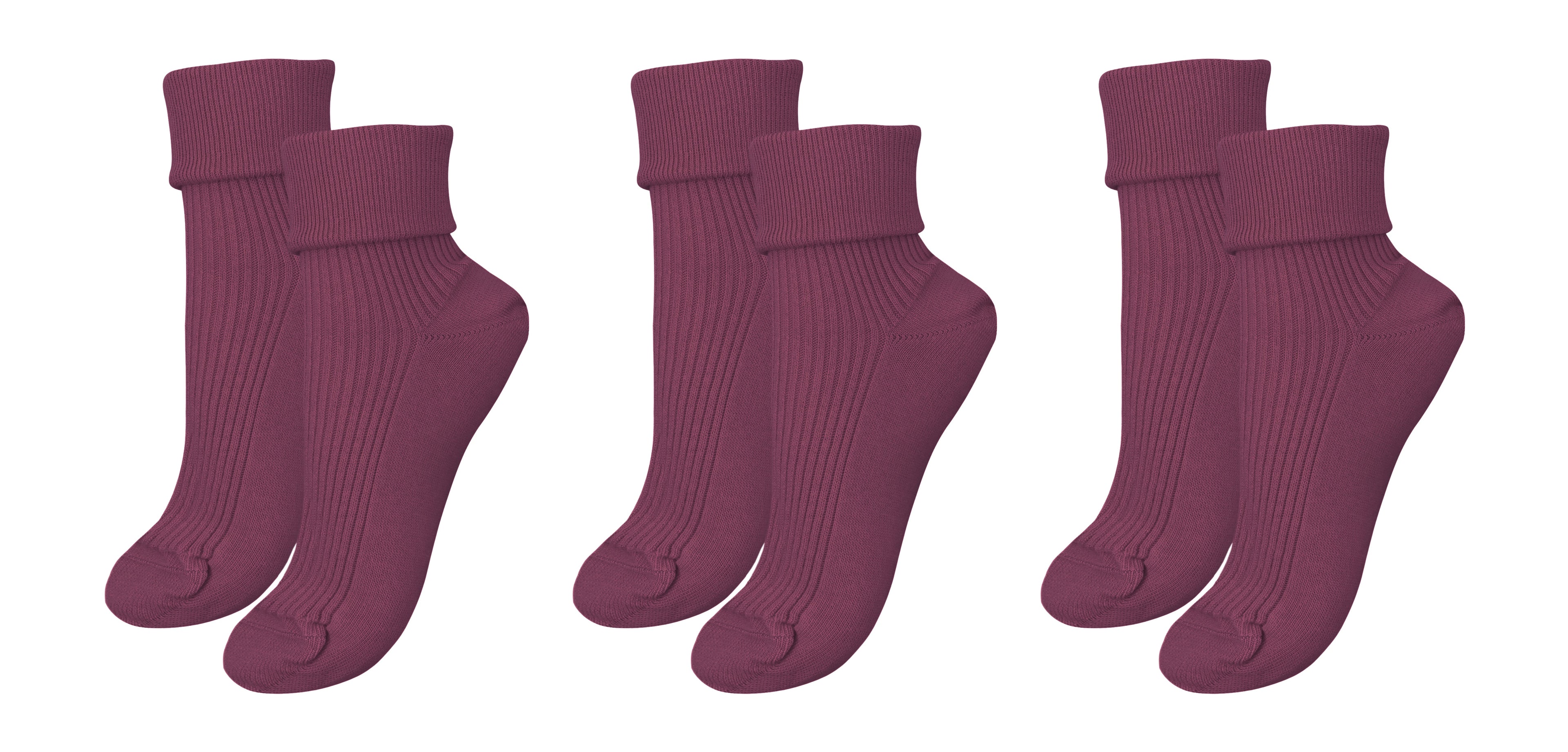 tittimitti®100% Organic Combed Cotton Luxury Women's Socks 3-Pack. Made in Italy.