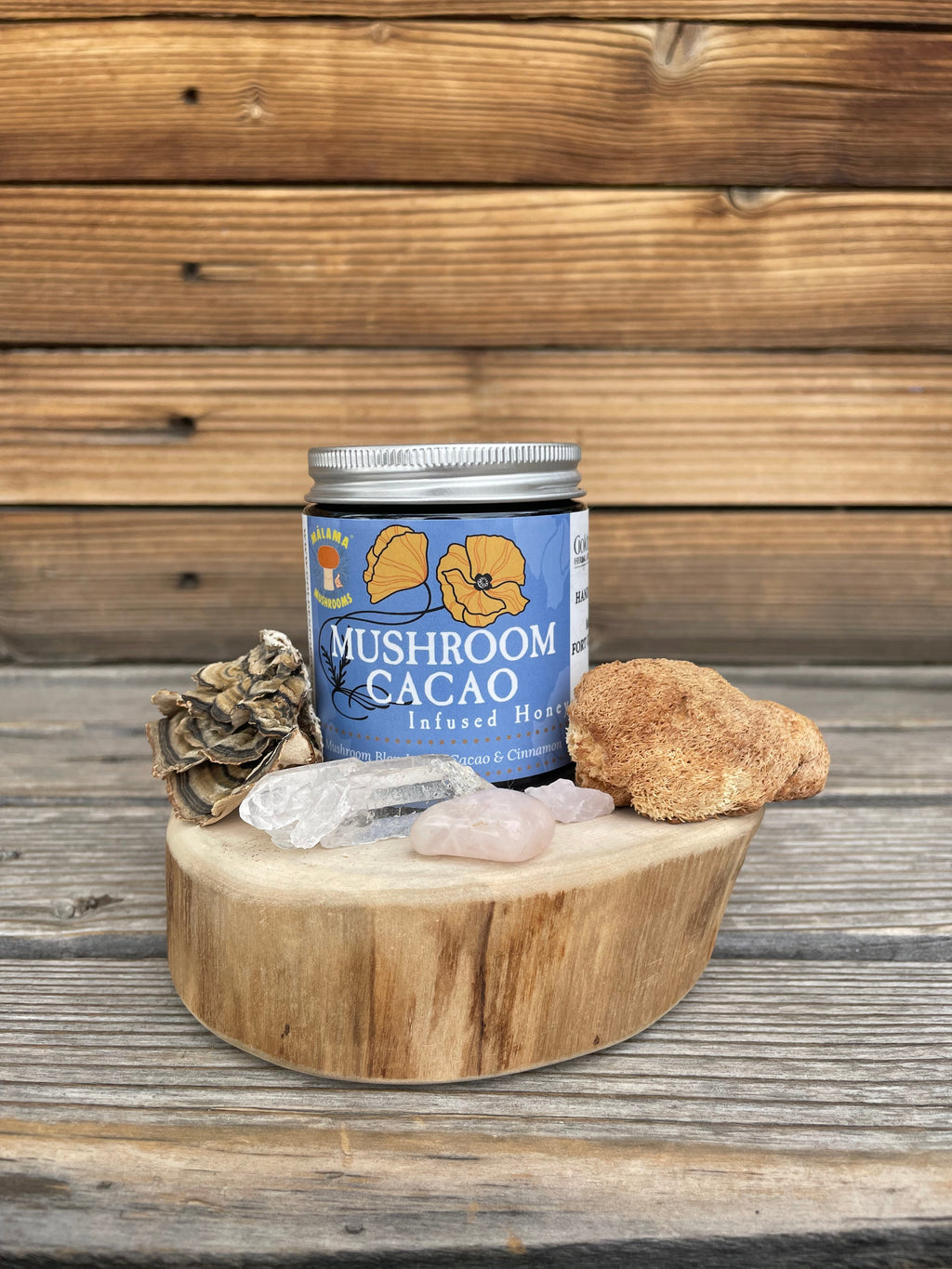 Mushroom Cacao Honey (Malama) 4 oz.