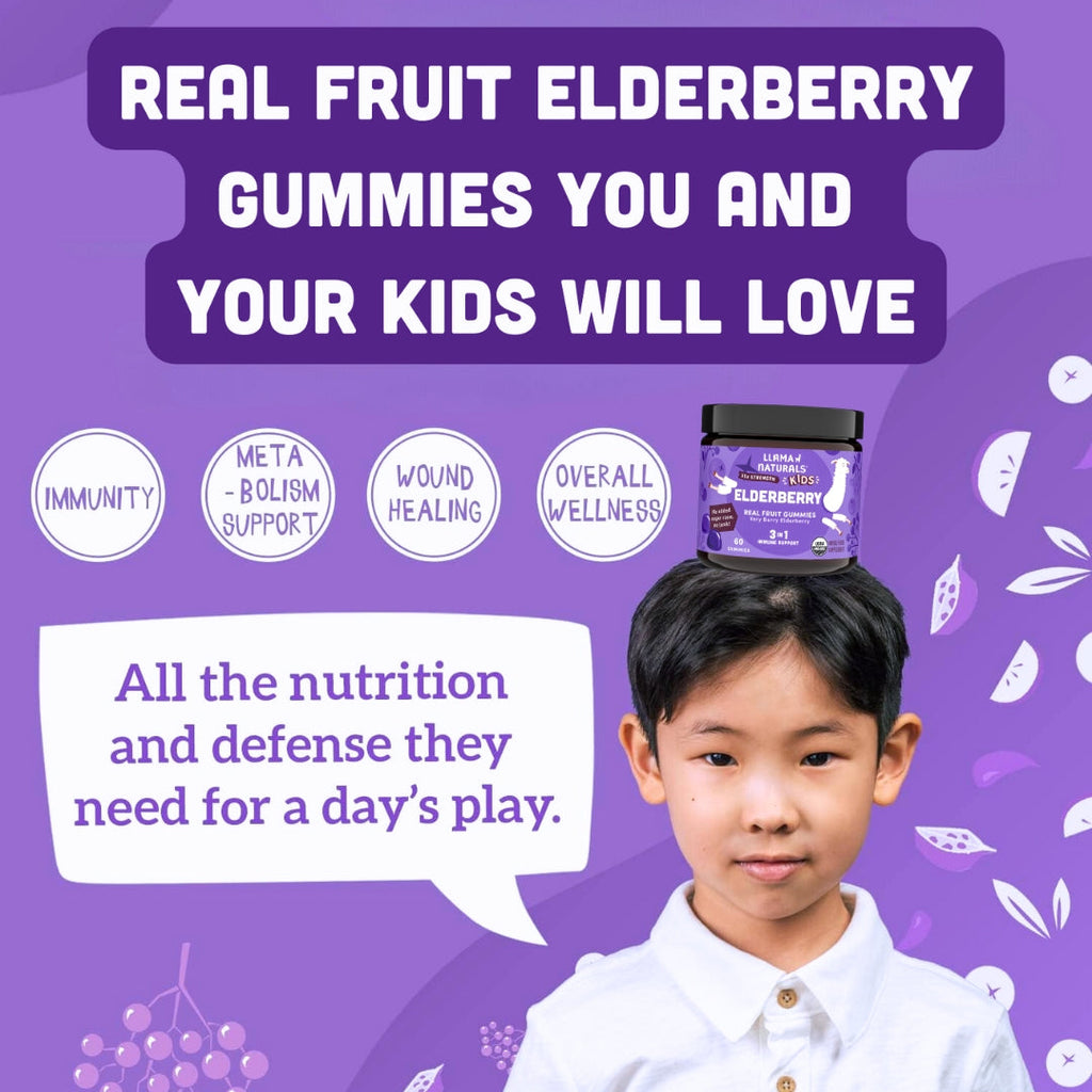 Kids Elderberry Immunity Gummies (120 ct)