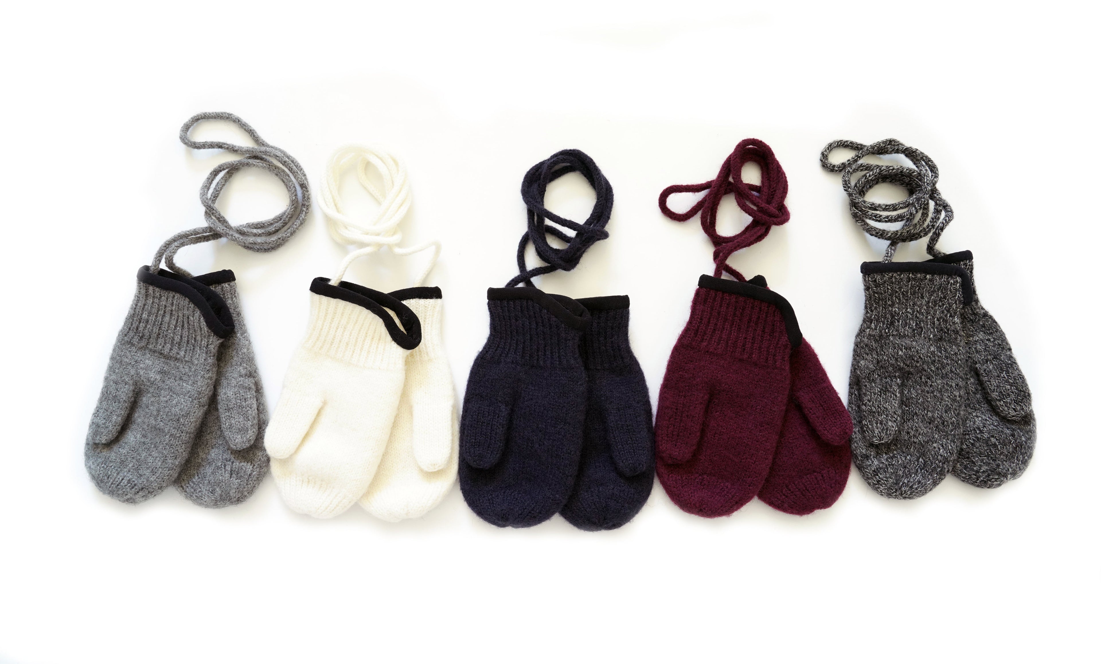 tittimitti® 100% Virgin Wool Baby Toddler Kids Thumbed Mittens OEKO-TEX Standard 100