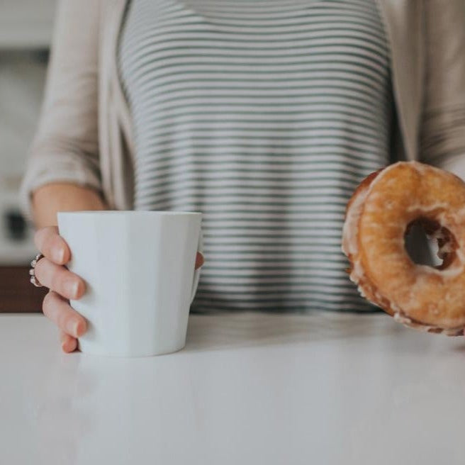 Monday Mug - Handmade Porcelain Coffee Cup