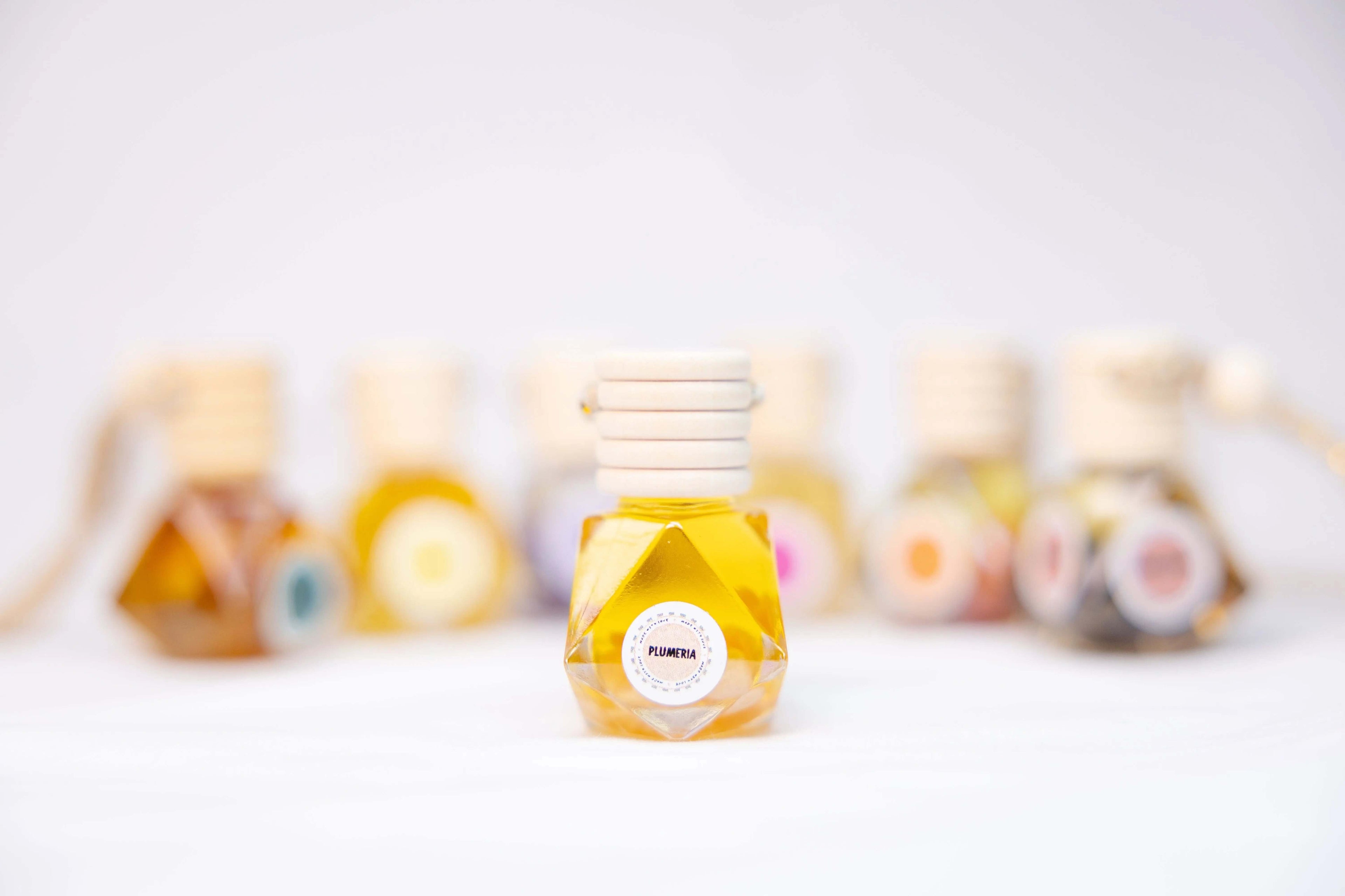 Natural Essential Oils Car Diffuser | Crystal-Infused