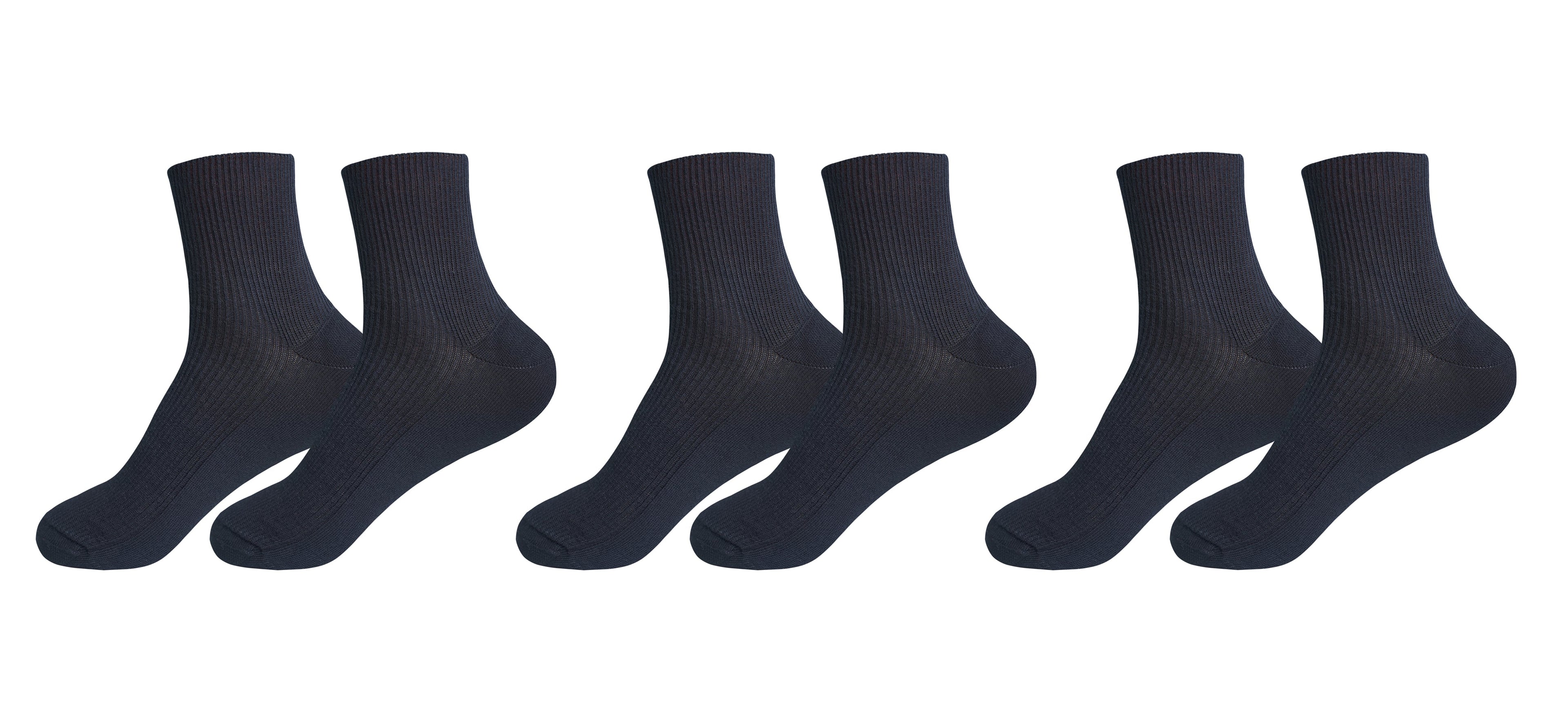 tittimitti® 100% Organic Combed Cotton Luxury Men's Socks. 3 Pairs. Made in Italy.