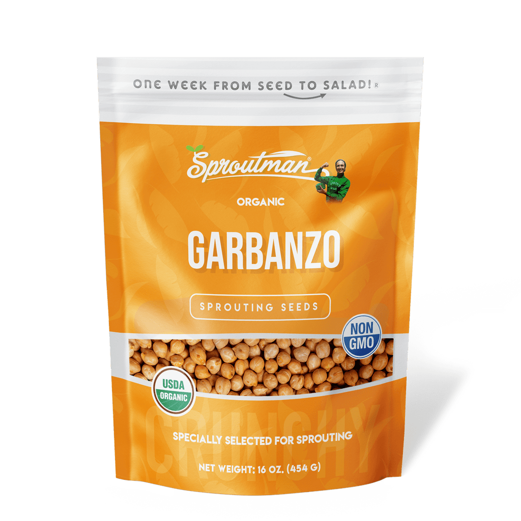 Organic Garbanzo Bean Sprouting Seed