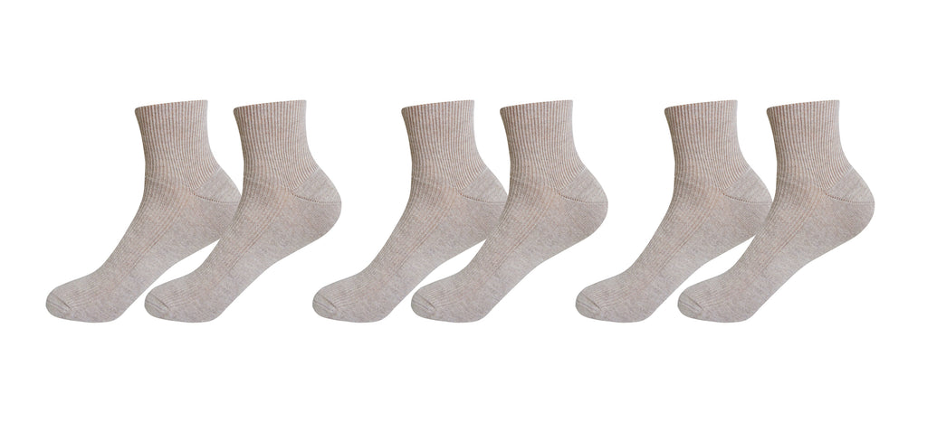 tittimitti® 100% Organic Combed Cotton Luxury Men's Socks. 3 Pairs. Made in Italy.