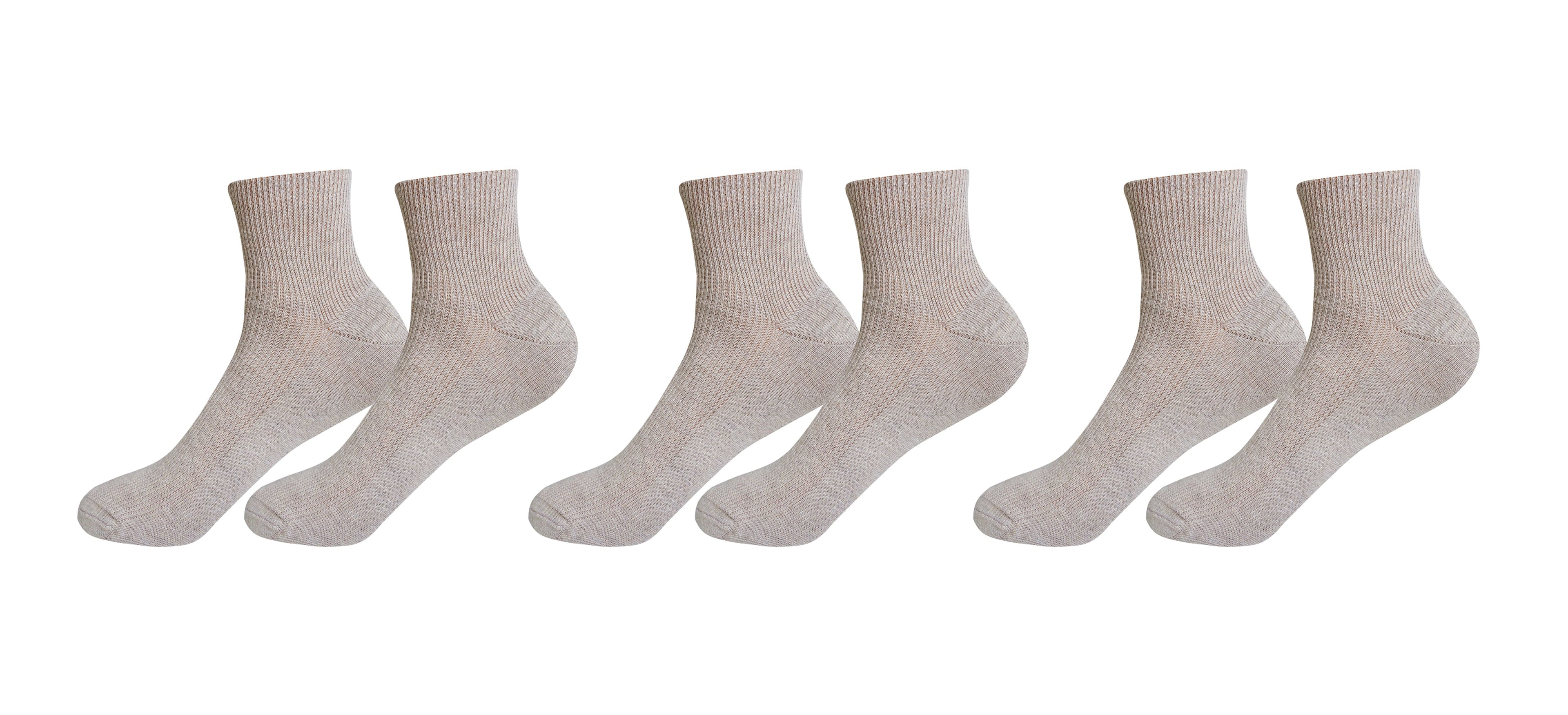 tittimitti® 100% Organic Combed Cotton Luxury Men's Socks. 3 Pairs. Made in Italy.