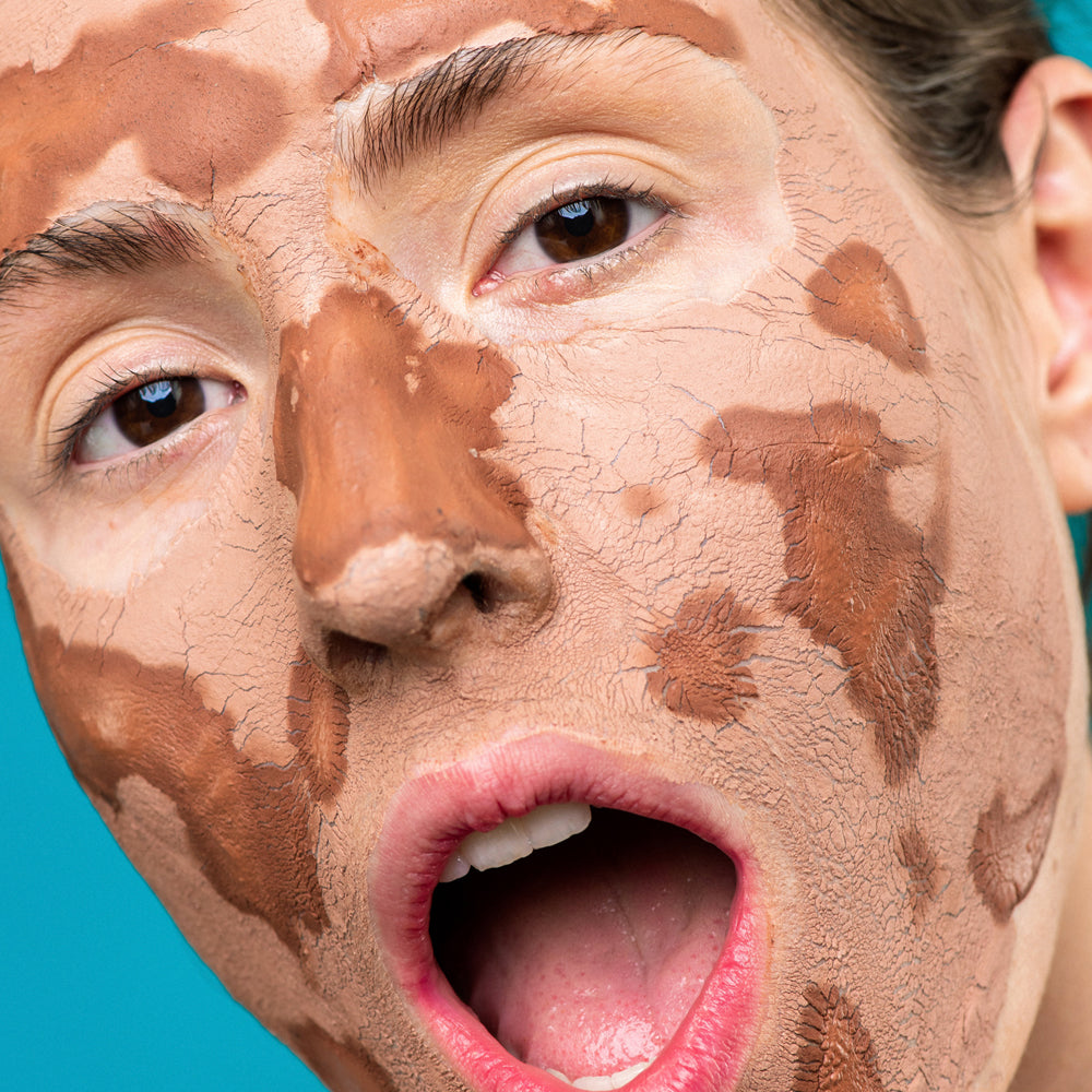 Rooibos Red Tea, Red Seaweed & Australian Pink Clay Facial Mask with Vitamin C + Aloe vera + Vitamin E