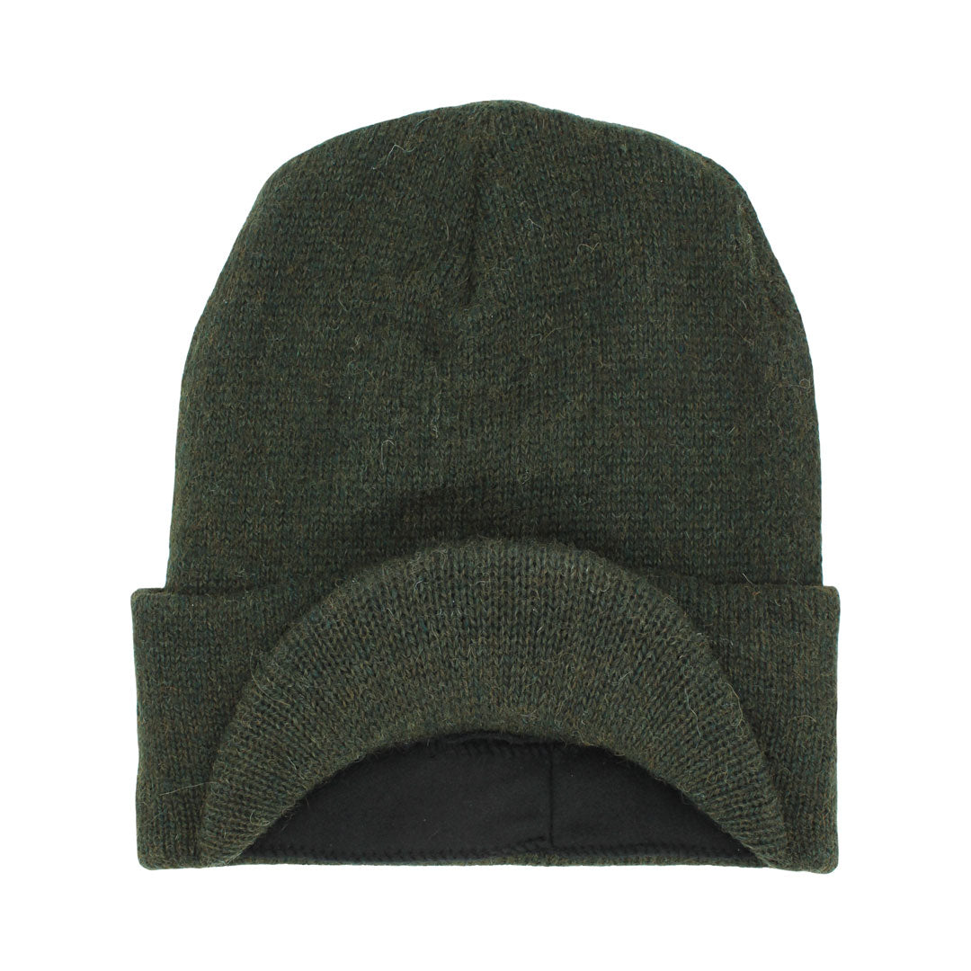 Brimmed Alpaca Knit Radar Mash Hat