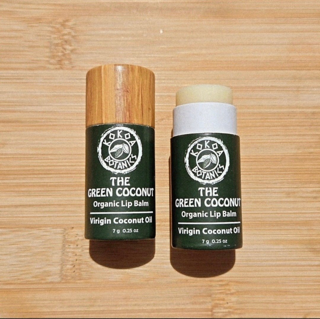 Organic Coconut Oil Lip Balm - Plastic Free .25 oz