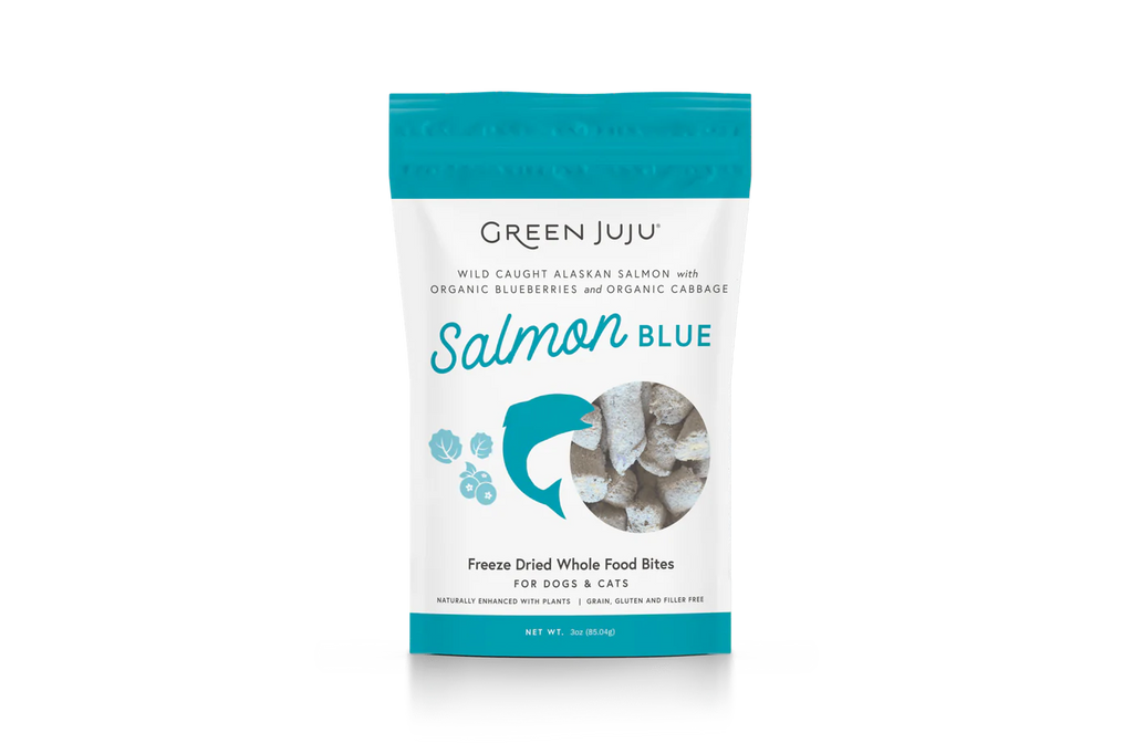Green Juju Freeze Dried Salmon Blue Whole Food Bites (3OZ)