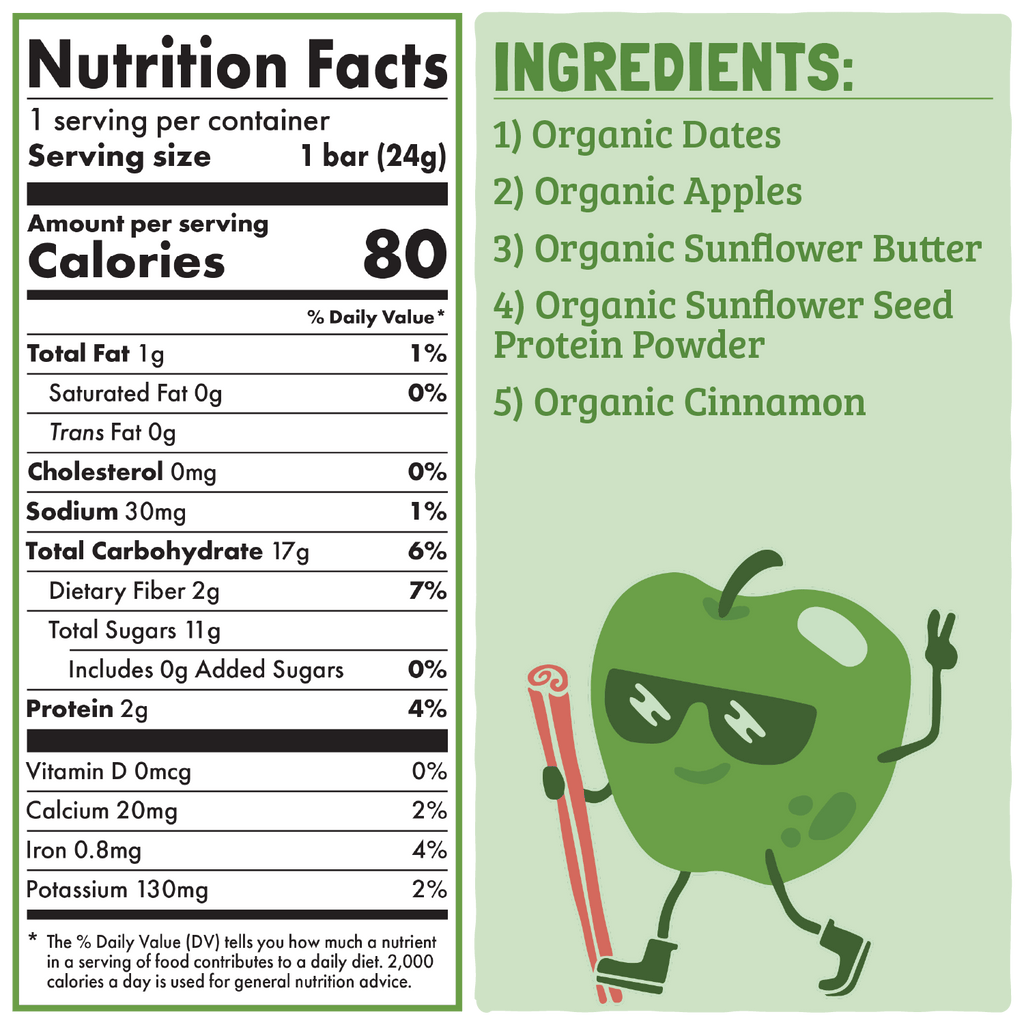 Skout Organic Apple Pie Kids Bar