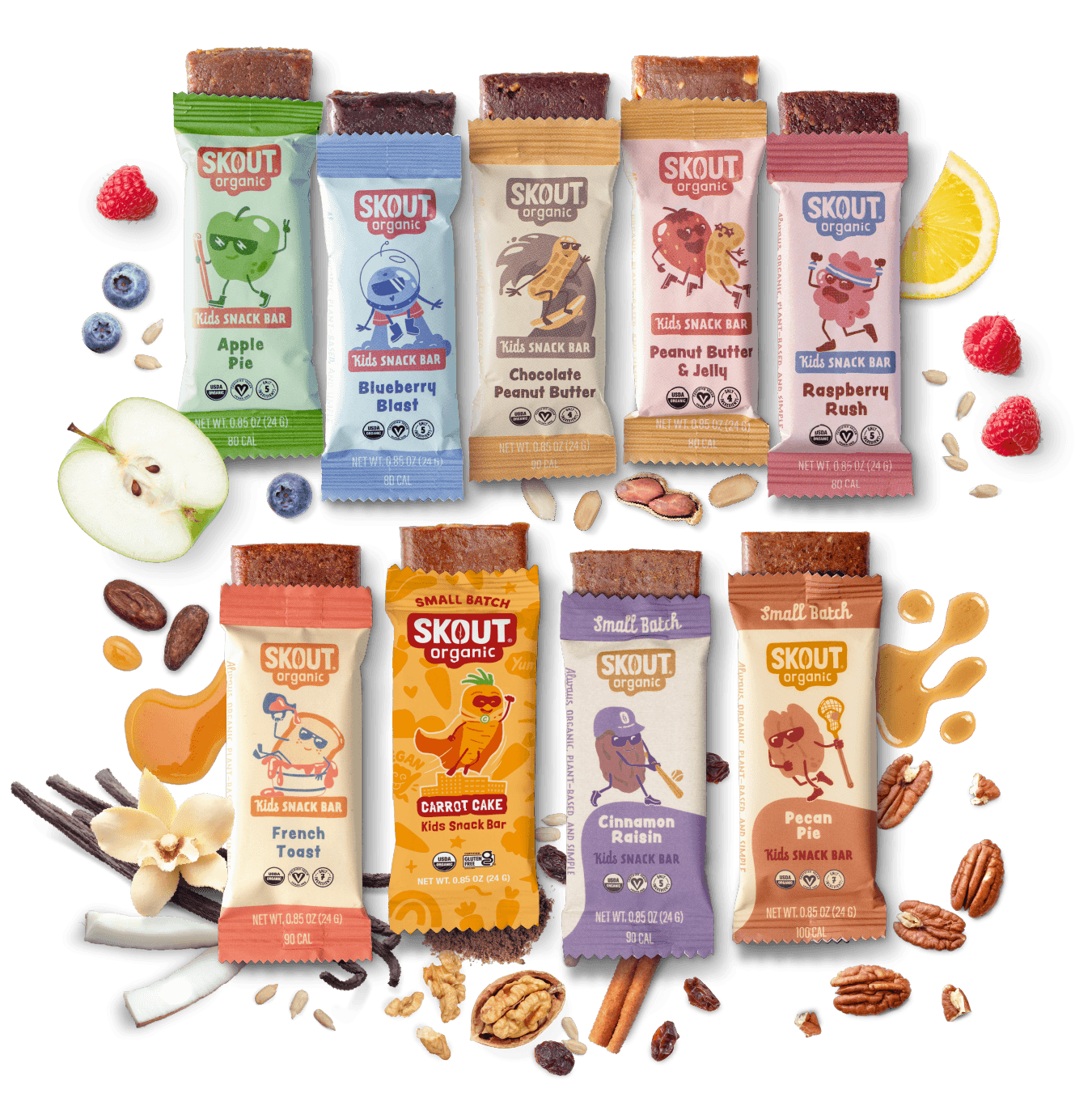 Skout Organic Soft Baked Cookie and Kids Bar Bundle