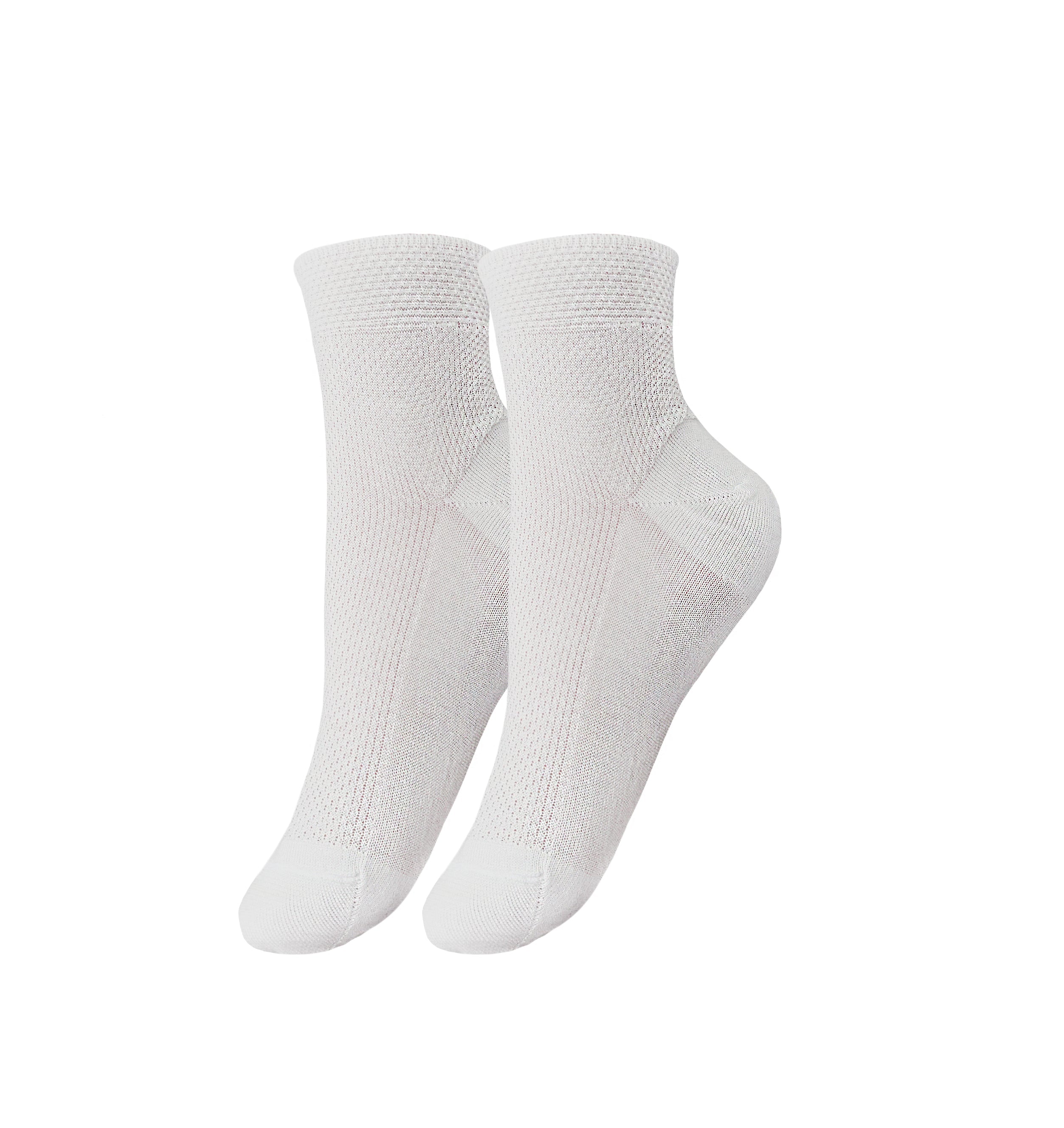 tittimitti 100% Organic Mercerized Cotton "Filo di Scozia" Women's Socks 1 Pair. Made in Italy