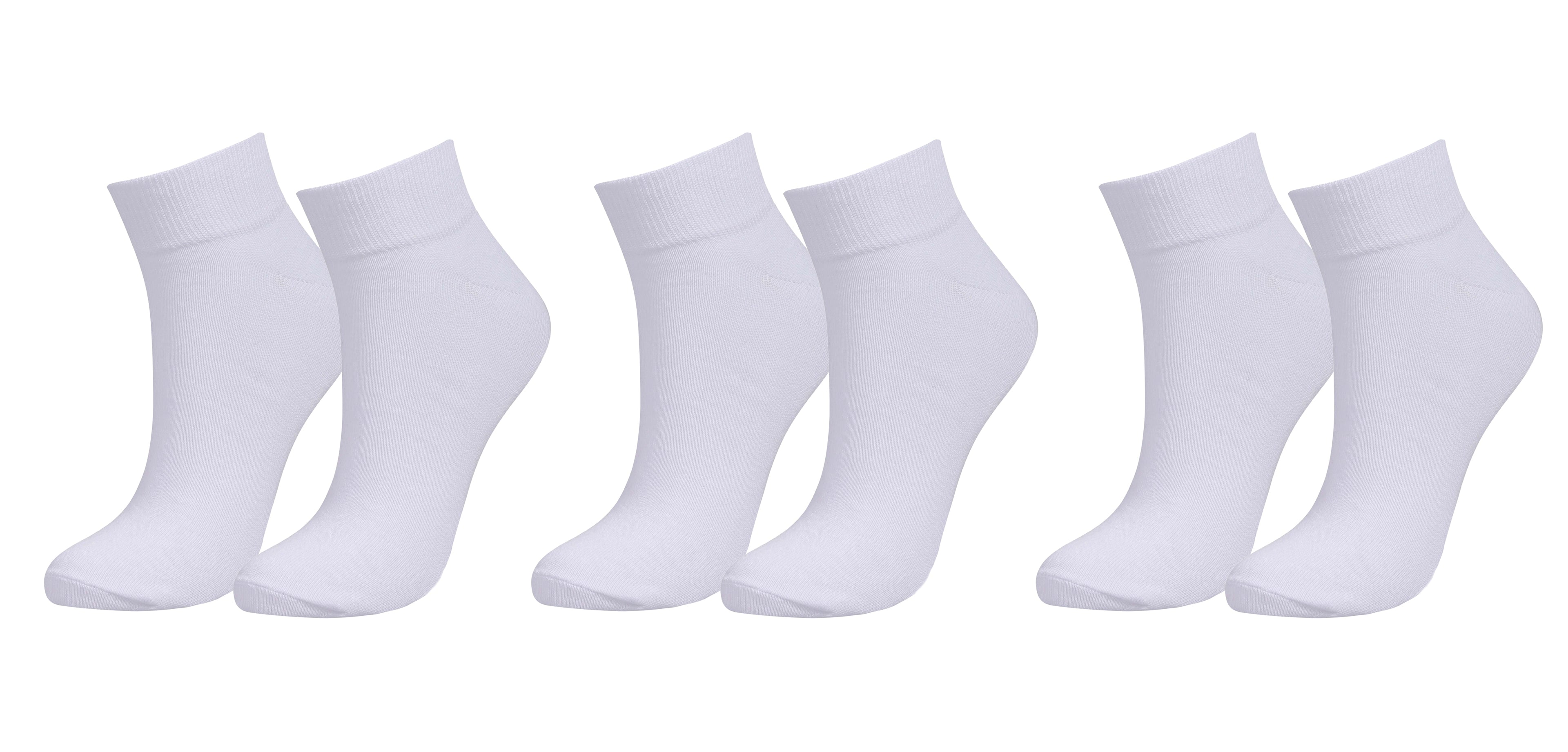 tittimitti® 98% Organic Cotton Women's Ankle Socks (3-Pack)